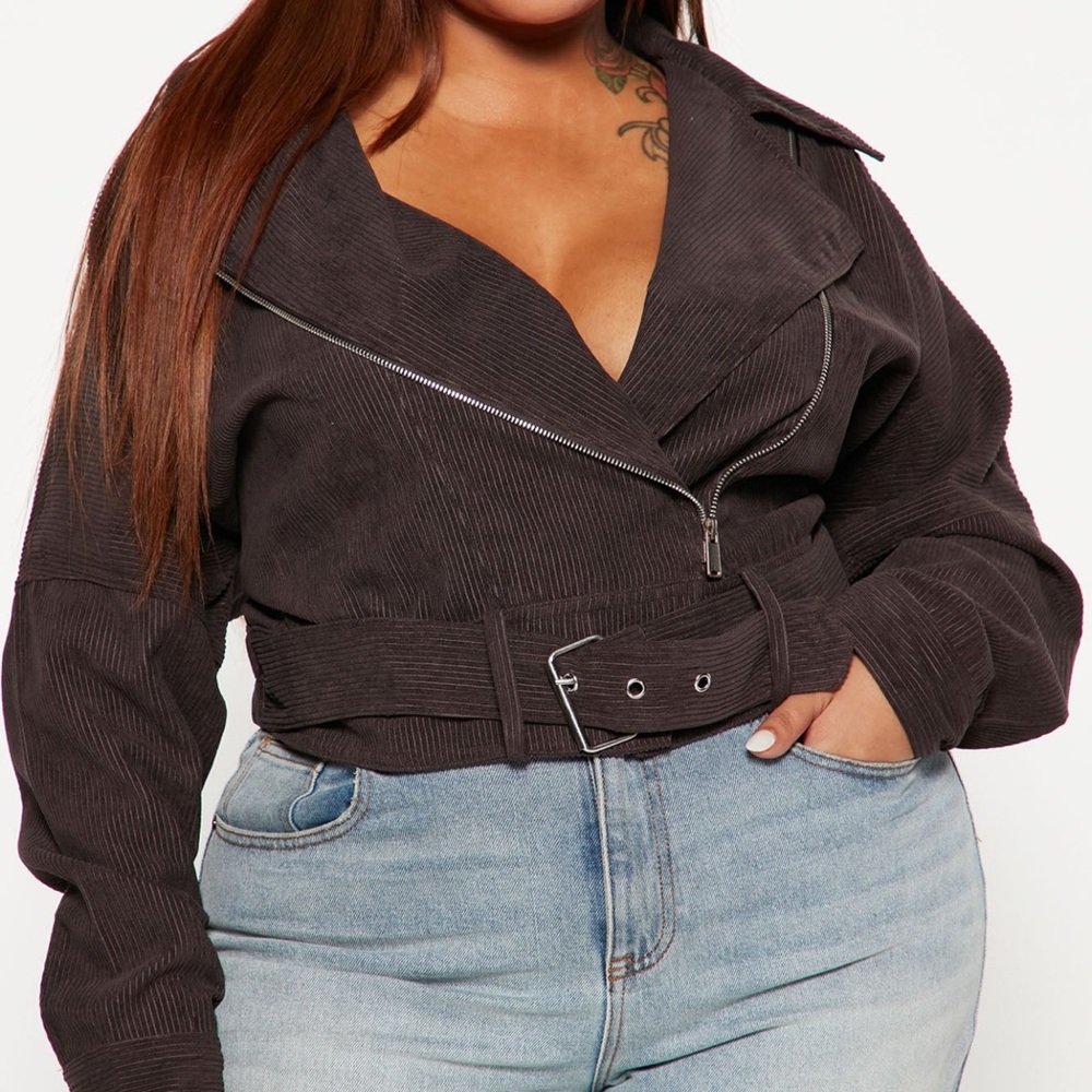 Moto jacket Charcoal